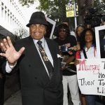 Joe Jackson, father of the late pop star Michael Jackson, leaves the courthouse during Dr. Conrad Murray's trial in the death of his son in Los Angeles September 28, 2011. REUTERS/Mario Anzuoni