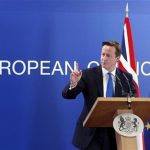 Britain's Prime Minister David Cameron holds a news conference at the end of a European Union leaders summit in Brussels October 19, 2012. REUTERS/Sebastien Pirlet