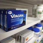 A box of Viagra, typically used to treat erectile dysfunction, is seen in a pharmacy in Toronto January 31, 2008. REUTERS/Mark Blinch