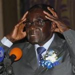 Zimbabwe's President Robert Mugabe speaks at the start of a conference of parties and civic society groups reviewing a draft constitution that, if adopted, will lead to Zimbabwe's next election, at a hotel in Harare October 22, 2012. REUTERS/Philimon Bulawayo