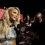 Actress and honoree Jessica Simpson is interviewed at the US Weekly Hot Hollywood Style issue party in Hollywood, California April 26, 2011. REUTERS/Mario Anzuoni