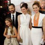 Writer/director/producer Judd Apatow arrives with his family and cast members (L-R) Iris Apatow, Maude Apatow and Leslie Mann at the premiere of the movie "This is 40" at Grauman's Chinese Theatre in Hollywood, California December 12, 2012. REUTERS/Patrick T. Fallon