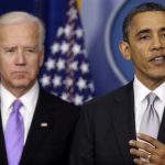 President Barack Obama stands with Vice President Joe Biden as he makes a statement Wednesday, Dec. 19, 2012, in the Brady Press Briefing Room at the White House in Washington, about policies he will pursue following the massacre at Sandy Hook Elementary School in Newtown, Ct. Obama is tasking Vice President Joe Biden, a longtime gun control advocate, with spearheading the effort. (AP Photo/Charles Dharapak)