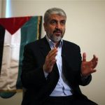 Hamas leader Khaled Meshaal speaks during his interview with Reuters in Doha November 29, 2012. Picture taken November 29, 2012. Meshaal is due to make his first visit to the Gaza Strip on December 7, 2012 for a two-day stay to join celebrations for Hamas's 25th anniversary and to take part in what the militant group says will be a victory rally after its recent conflict with Israel. REUTERS/Ahmed Jadallah/Files