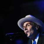 Singer James Taylor performs during the final session of the Democratic National Convention in Charlotte, North Carolina in this September 6, 2012, file photo. Singer-songwriter James Taylor says he doesn't see the resemblance, but he was pitched - without success - to play the role of U.S. President Abraham Lincoln in the new film. REUTERS/Eric Thayer/Files