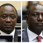Combination picture shows Kenya's then-finance minister Uhuru Kenyatta and Kenya's former Higher Education Minister William Ruto at the International Criminal Court (ICC) in The Hague in these April 8, 2011 (L) and September 1, 2011 file photos. REUTERS/Bas Czerwinski/Pool/Files