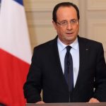 France's President Francois Hollande delivers a speech on the situation in Mali in Paris on Jan. 11, 2013. French forces began backing Malian soldiers Friday in their fight against radical Islamists who are moving toward Bamako.