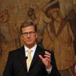 Germany's Foreign Minister Guido Westerwelle gestures during a news conference at Palacio das Necessidades in Lisbon January 24, 2013. REUTERS/Hugo Correia