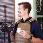 This photo posted on the website freejamesfoley.org shows journalist James Foley in Aleppo, Syria, in July, 2012. The family of an American journalist says he went missing in Syria more than one month ago while covering the civil war there. A statement released online Wednesday by the family of James Foley said he was kidnapped in northwest Syria by unknown gunmen on Thanksgiving day. (AP Photo/Nicole Tung, freejamesfoley.org) NO SALES