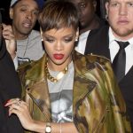 Going For The Chop! Rihanna Shows Off Cropped And Highlighted Hair While Hitting The LA Party Scene