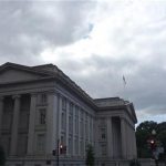 The U.S. Treasury building is seen in Washington, September 29, 2008. REUTERS/Jim Bourg