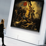 Delacroix Liberty painting defaced in French museum