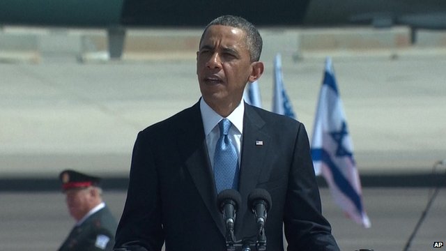 Obama on first Israel trip as president vows 'eternal' alliance