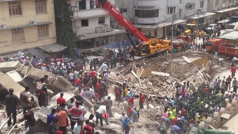 Tanzania: Dar es Salaam building collapse 'traps dozens'
