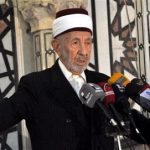 A file photo shows high-level cleric Mohammed al-Buti speaking at a mosque, in this handout photograph distributed by Syria's national news agency SANA on March 21, 2013. REUTERS/SANA/Handout