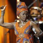 Benin singer Angelique Kidjo performs during the annual Nobel Peace Prize Concert in Oslo December 11, 2011. REUTERS/Leonhard Foeger