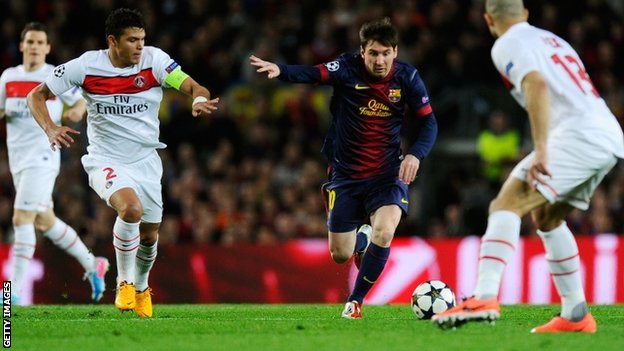 Champions League: Lionel Messi wins Barcelona & PSG plaudits
