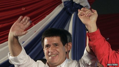 Horacio Cartes wins Paraguay presidential election