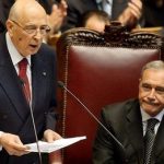 Italian President Giorgio Napolitano scolds politicians