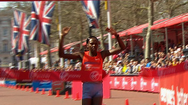 London Marathon 2013: Priscah Jeptoo and Tsegaye Kebede win
