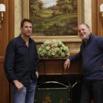 Producers (L to R) Rich Frank and Jef Kwantinetz pose on the set of soap opera "One Life to Live" in Stamford, Connecticut April 12, 2013. In a bold wager to revive canceled ABC soaps "All My Children" and "One Life to Live," two veteran Hollywood producers are taking the 40-year-old dramas online and remaking them for lifelong fans and a younger, internet-savvy audience. Starting April 29, new 30- minute episodes will appear each Monday through Thursday on the free, advertising-supported Hulu.com website and the paid monthly subscription service Hulu Plus. REUTERS/Shannon Stapleton