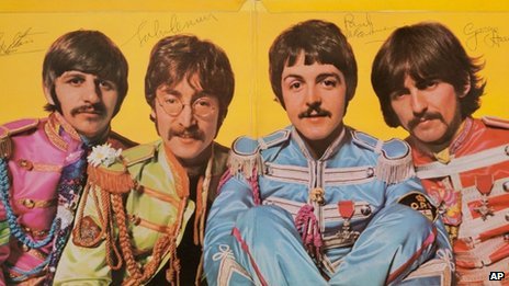 Signed Beatles album Sgt. Pepper sells for $290,000