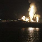 Carnival Triumph evacuated after nearby fires