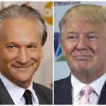 This combination photo shows Bill Maher in Hollywood, California, February 22, 2009 and Donald Trump in Las Vegas, Nevada, December 19, 2012. REUTERS/Mike Blake/Steve Marcus/Files