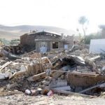 Damaged houses are seen in the earthquake stricken town of Bushehr in Iran April 9, 2013. A powerful earthquake struck close to Iran's only nuclear power station on Tuesday, killing 30 people and injuring 800 as it devastated small villages, state media reported. REUTERS/Mehr News Agency