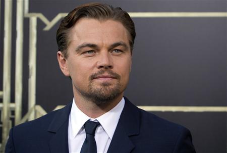 Actor Leonardo DiCaprio attends the "The Great Gatsby" world premiere at Avery Fisher Hall at Lincoln Center for the Performing Arts in New York in this May 1, 2013 file photo. REUTERS/Andrew Kelly/Files