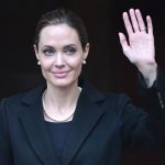 U.S. actress and humanitarian campaigner Angelina Jolie leaves a G8 Foreign Ministers Meeting in London in this April 11, 2013 file photo. REUTERS/Toby Melville/Files
