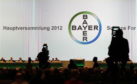 A general view shows the annual general meeting of Bayer AG in Cologne April 27, 2012. REUTERS/Ina Fassbender