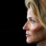 "Sex and the City" author Candace Bushnell is seen during an interview with Reuters in New York, on August 24, 2005.