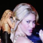 Colombian pop star Shakira performs during her concert in Caracas, March 27, 2011. Shakira is currently on her The Sun Comes Out World Tour. REUTERS/Gil Montano