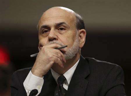 Federal Reserve Board Chairman Ben Bernanke testifies before the Joint Economic Committee in Washington May 22, 2013. REUTERS/Gary Cameron