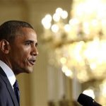 President Barack Obama speaks on the Internal Revenue Service's targeting of conservative groups for extra tax scrutiny in the East Room of the White House in Washington, Wednesday May 15, 2013. Obama announced the resignation of Acting IRS Commissioner Steven Miller, the top official at the IRS. (AP Photo/Susan Walsh)