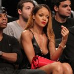 Rihanna Shows A Lot Of Leg Courtside As Chris Brown Hints At Split