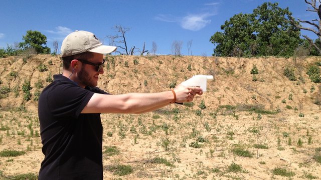 Working gun made with 3D printer