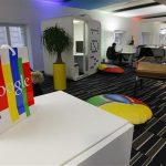 A view of the interiors of the new Google France headquarters before its official inauguration in Paris is pictured in this December 6, 2011 file photo. REUTERS/Jacques Brinon/Pool/Files