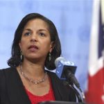 In this June 25, 2013 photo provided by the United Nations, outgoing U.S. Ambassador Susan Rice speaks to reporters at her final news conference at the U.N. headquarters. Rice, who will start her new job as U.S. national security adviser on July 1, said the U.N. Security Council's failure to take action to stop the conflict in Syria is "a moral and strategic disgrace that history will judge harshly." (AP Photo/United Nations Photo, Devra Berkowitz)