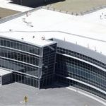 This June 6, 2013, photo, shows an aerial view of the NSA's Utah Data Center in Bluffdale, Utah. The nation's new billion-dollar epicenter for fighting global cyberthreats sits just south of Salt Lake City, tucked away on a National Guard base at the foot of snow-capped mountains. The long, squat buildings span 1.5 million square feet, and are filled with super-powered computers designed to store massive amounts of information gathered secretly from phone calls and emails. (AP Photo/Rick Bowmer)