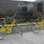FILE - This March 15, 2013, file photo shows Google bicycles at the Google campus in Mountain View, Calif. In the era of intense government surveillance and secret court orders, a murky multimillion-dollar market has emerged. Paid for by U.S. tax dollars, but with little public scrutiny, surveillance fees charged in secret by technology and phone companies can vary wildly. While Microsoft, Yahoo and Google wont say how much they charge, the American Civil Liberties Union found that email records can be turned over for as little as $25. (AP Photo/Jeff Chiu, File)