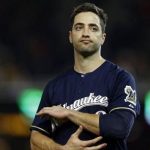 File-This Sept. 21, 2012 file photo shows Milwaukee Brewers Ryan Braun reacting while holding his elbow after missing his swing during a baseball game against the Washington Nationals at Nationals Park, in Washington. Braun, a former National League MVP , has been suspended without pay for the rest of the season and admitted he "made mistakes" in violating Major Leauge Baseball's drug policies. MLB Commissioner Bud Selig announced the penalty Monday July 22, 2013, and released a statement by the Milwaukee Brewers slugger, who said: "I am not perfect. I realize now that I have made some mistakes. I am willing to accept the consequences of those actions." (AP Photo/Jacquelyn Martin, File)