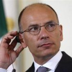 Italy's Prime Minister Letta listens during a news conference in Vienna