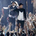 Justin Timberlake performs during the 2013 MTV Video Music Awards in New York