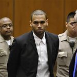 Singer Chris Brown and his attorney attend a probation progress hearing in Los Angeles Superior Court