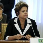 Brazil's President Rousseff attends the first working session of the G20 Summit in Constantine Palace in Strelna near St. Petersburg