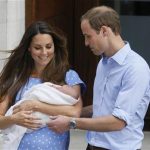 Britain's Prince William, right, and Kate