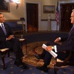 CBS Evening News anchor Pelley interviews U.S. President Obama at the White House in Washington