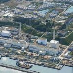 Aerial view of TEPCO's tsunami-crippled Fukushima Daiichi nuclear power plant and its contaminated water storage tanks in Fukushima